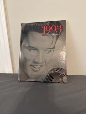 1993 USPS Commemorative Stamp Collection Hardcover Book with Mint Stamps